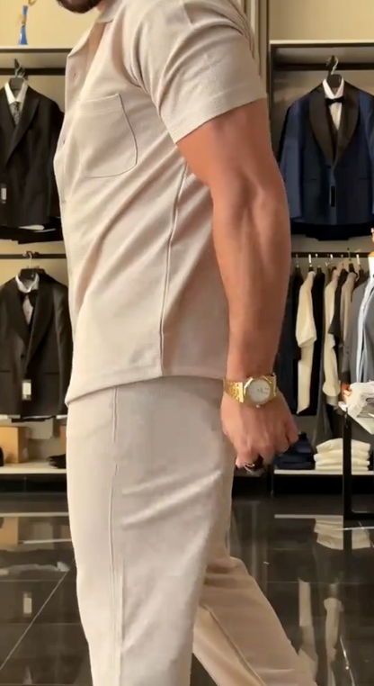 Men's Summer Shirt & Trouser Set